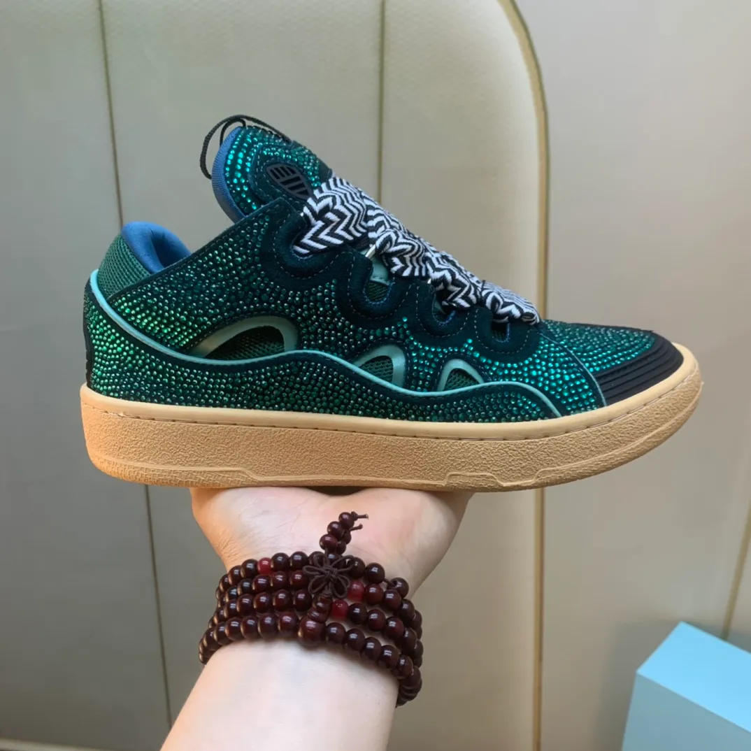 💰620. Lanvin LANVIN. 22 colors: nubuck fabric, breathable mesh, cowhide feet! Same style for men and women: sizes 35-46! High and low versions!